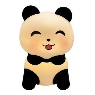 Panda Silicone Tap Night Light with 7-Color Changing Light